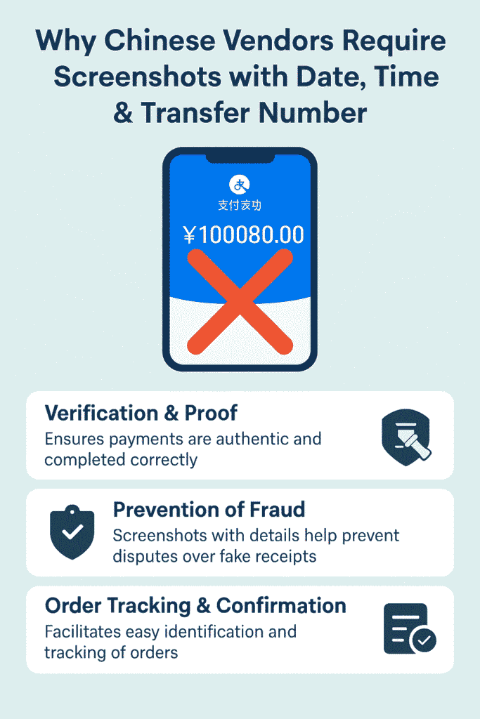 Why Chinese Vendors Demand the Alipay Transaction Detail for Proof of Payment