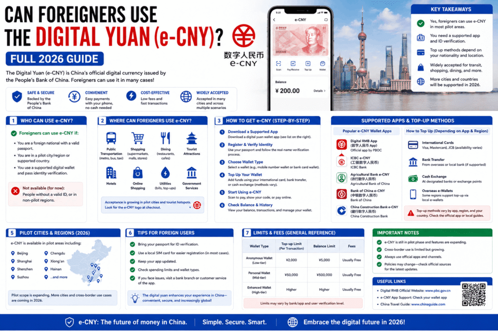Can Foreigners Use the Digital Yuan (e-CNY) Full 2026 Guide