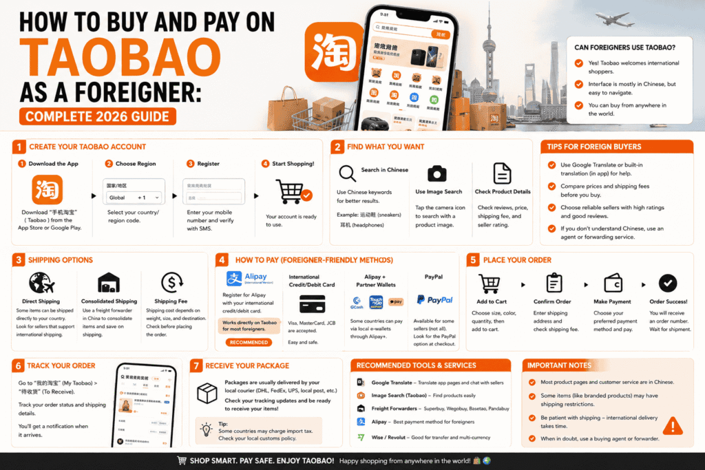 How to Buy and Pay on Taobao as a Foreigner Complete 2026 Guide