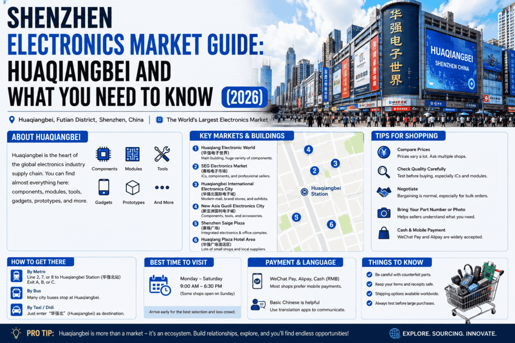 Shenzhen Electronics Market Guide Huaqiangbei and What You Need to Know (2026)